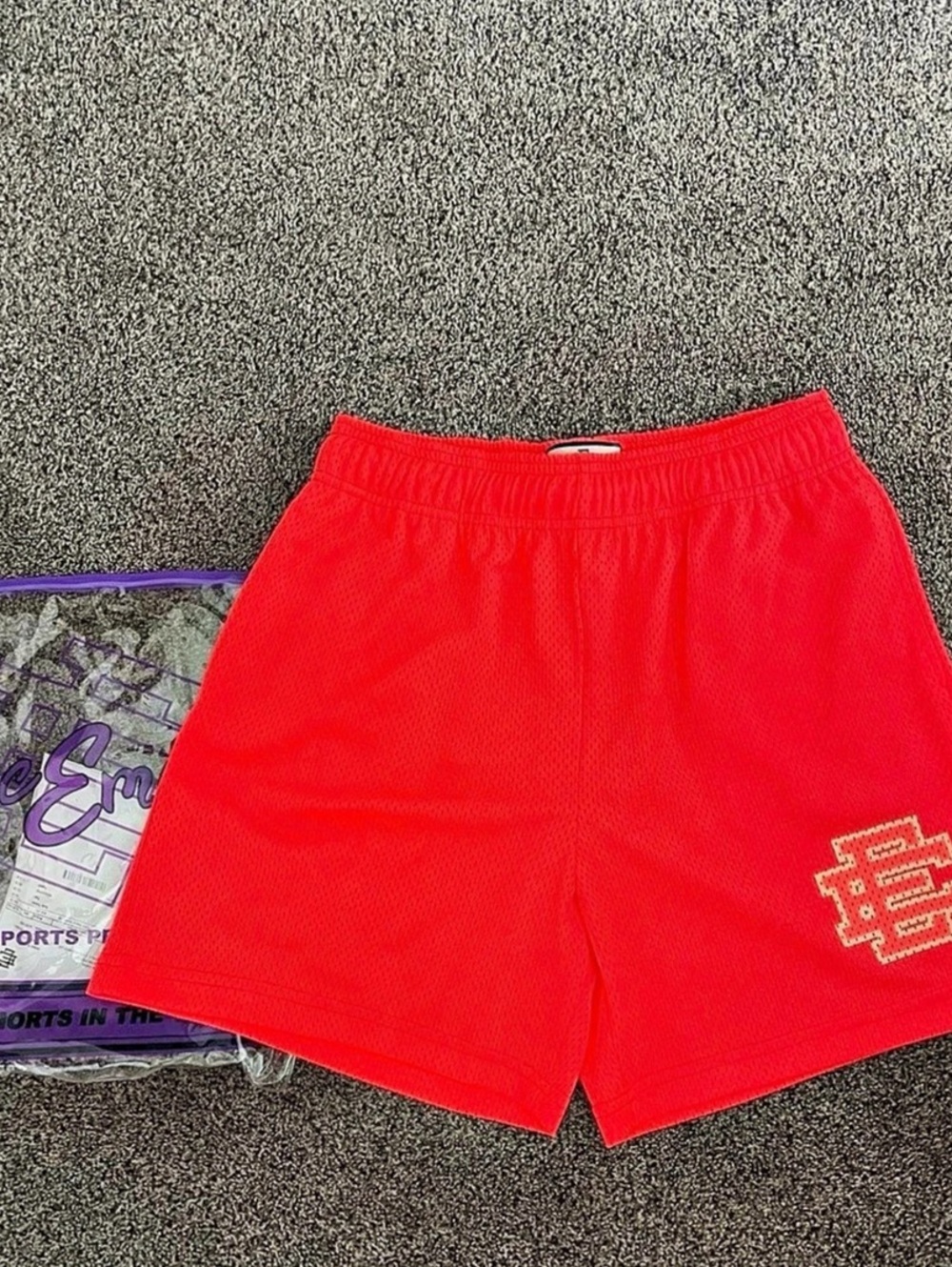 Eric Emanuel EE Basic Short Orange/Red Athletic Shorts